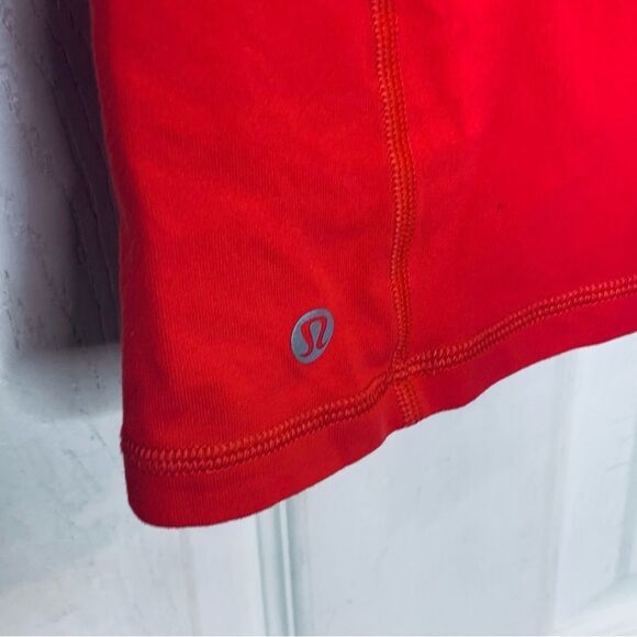 Lululemon Red Racerback Tank Size 4 - Picture 5 of 8